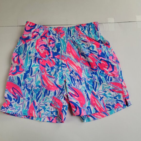 Lilly Pulitzer Cracked Up Cosmic Coral junior capri trunk Boys - Picture 5 of 12